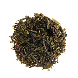 Sencha en Bleuet, thé vert aromatisé à la myrtille - Comptoir Français du Thé