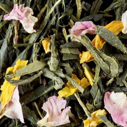 Pêche Verte, thé vert de Chine parfumé à la Pêche - Dammann Frères