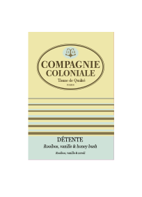 boite 25 sachets berlingo de tisane détente compagnie & co