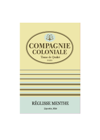 Boite 25 sachets berlingo de tisane reglisse menthe compagnie & co