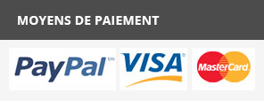 Moyens de paiement CB et Paypal